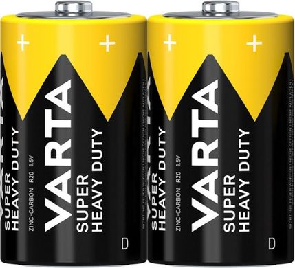 Батарейки Varta Heavy Duty R20, D (2/24)