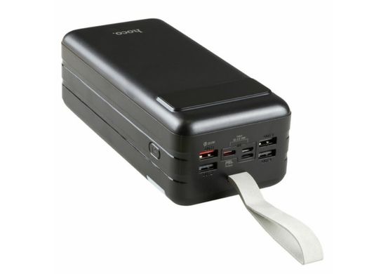 УМБ Power Bank HOCO J86B Electric fully compatible 22.5W PD20W/OC/LCD/Lamp 60000 mAh black