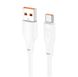 Кабель Type-C HOCO X93 Force fast charging cable, 27W, 1m., white 10010149 фото 2