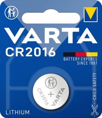 Батарейки літієві Varta CR 2016 (1/10)