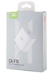 МЗП DC CA-F19 (1xType-C, PD 20W, 2.4A) white
