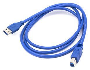 Кабель для принтера USB 3.0 AM/BM, 1.5m Blue ( 02292 )