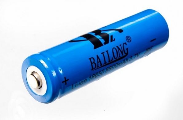 Акумулятор 18650 Bailong 5800mAh (Li-ion) blue