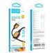 Кабель Type-C HOCO X108 Benefit silicone charging Data 2.4A 1m Black 10011968 фото 1