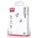 Гарнітура з мікрофоном вакуумна XO EP53 Wired in-ear earphones, white 10012209 фото 1