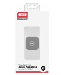 УМБ Power Bank XO PR161 (Wireless 15W, 1xUSB QC22.5W, Type-C PD20W) 10000mAh, white