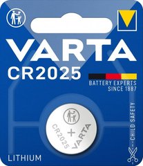 Батарейки літієві Varta CR 2025 (1/10)