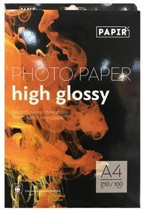 Фотопапір глянцевий A4 Papir 210g. (100 аркушів)