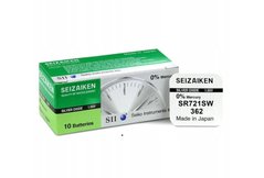 Батарейки для годинників Seiko SR721SW-B1 (362) 1x10