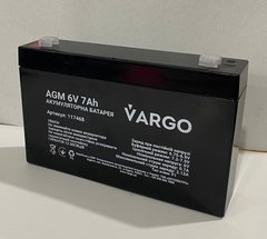 Акумулятор Vargo (V-117468) (6V, 7A)