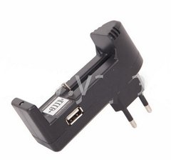 Зарядний пристрій до ліхтарів HD-0688/WD-197+USB (горизонталь)