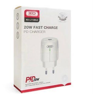 МЗП XO L113 (1xType-C, 3A, 20W, PD&QC3.0) white