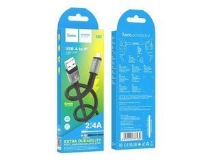 Кабель Lightning HOCO X85 Strength charging, 2.4A, 1m., black