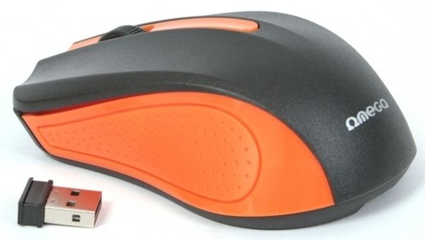 Миша бездротова OMEGA OM-419 orange, 800-1600dpi
