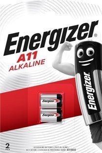 Батарейки Energizer A11, 6V PBL 2 BL