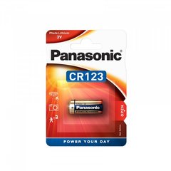 Батарейки Panasonic Lithium CR123A, 3V (1/20) BL