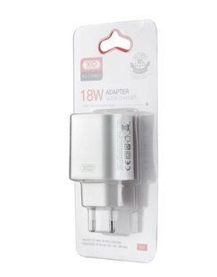 МЗП XO L103 (1xUSB, 3A, 18W, QC3.0) white
