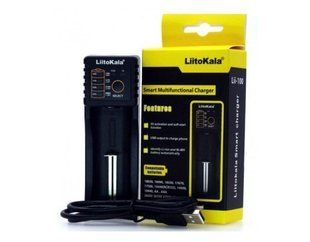 Зарядний пристрій універсальний LiitoKala Lii-100B (Індикація 25-100%) 1x(Li-Ion/Li-Fe/Li-HV/Ni-Mh)