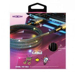Кабель Lightning Moxom MX-CB66, 1m., black