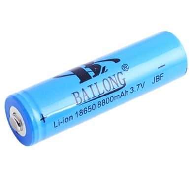 Акумулятор 18650 Bailong 8800mAh (Li-ion) blue