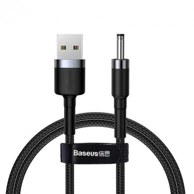 Кабель USB to DC 3.5mm Baseus Cafule 2A (CADKLF-G1), 1m. (black-grey)