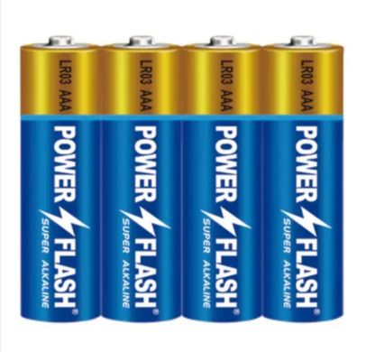 Батарейки Power Flash Alkaline LR03, AAA, blue (4/40/1440)