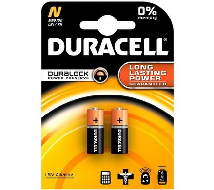 Батарейки Duracell LR1, N (1.5V) (1/10) BL
