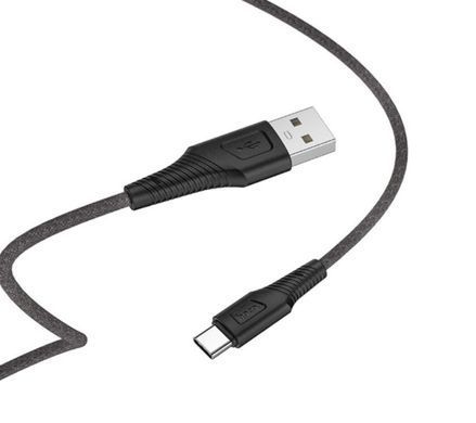 Кабель Type-C HOCO X58 Airy silicone charging Data 3A 1m Black