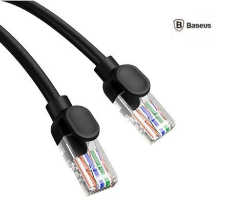 Патч-корд RJ45 Baseus High Speed CAT5 Gigabit Ethernet Cable (Round Cable) 5m Black B00133206111-05