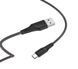 Кабель Type-C HOCO X58 Airy silicone charging Data 3A 1m Black 10011749 фото 2