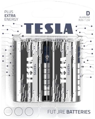 Батарейки Tesla Batteries Silver+ LR20, D (2/24) BL