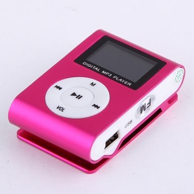 MP3 плеер с дисплеем (FM радио) pink
