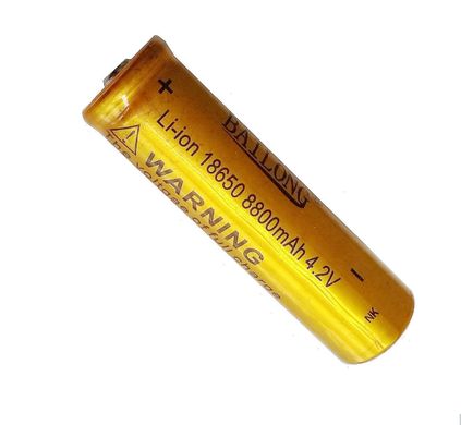 Акумулятор 18650 Bailong 8800mAh (Li-ion) gold