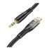 Кабель AUX 3.5mm to Type-C HOCO UPA25 Transparent Digital audio conversion cable, 1m., black 10010121 фото 3