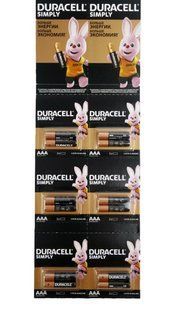 Батарейки Duracell LR03, AAA (12/120) PERF
