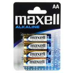 Батарейки Maxell Alkaline LR6, AA (4/48) BL