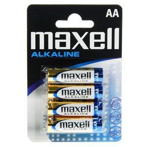 Батарейки Maxell Alkaline LR6, AA (4/48) BL