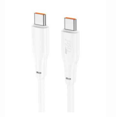 Кабель Type-C to Type-C HOCO X93 Force fast charging cable, 100W, 2m., white