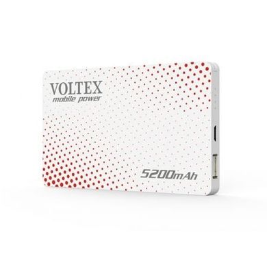 УМБ Power Bank Voltex VPBF-140.11 1xUSB 5200mAh soft touch white