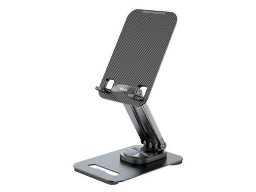 Тримач-підставка для телефону HOCO PH48 Fun dual axis 360 rotating tablet desktop holder, black