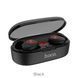 Гарнітура вакуумна Bluetooth HOCO ES24 Joyous sound + кейс с дисплеем, black-red