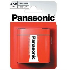 Батарейки Panasonic Special 3R12, 4.5V квадрат (1/10)