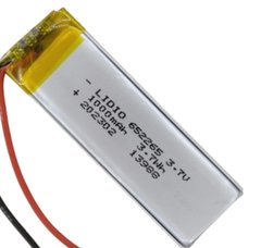 Акумулятор літій-полімерний 652265, 1000mAh, 3.7V