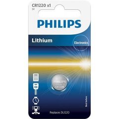 Батарейки літієві Philips CR 1220/1bl