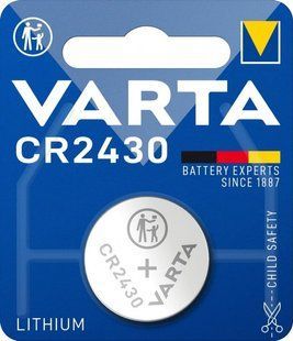 Батарейки літієві Varta CR 2430 (1/10) BL