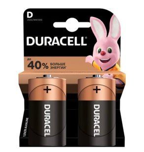Батарейки Duracell LR20, D (2/20) BL