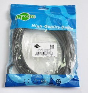 Кабель Atcom AUX Jack3.5 - Jack3.5, 5m. (17437)