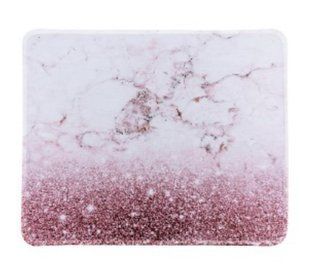 Килимок для миші 210x250mm. Мрамор рожевий з боковою прошивкою (19015)