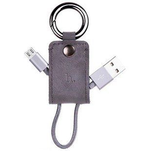 Кабель-брелок microUSB HOCO UPM19 gray
