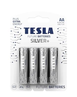 Батарейки Tesla Batteries Silver+ LR6, AA (4/48) BL